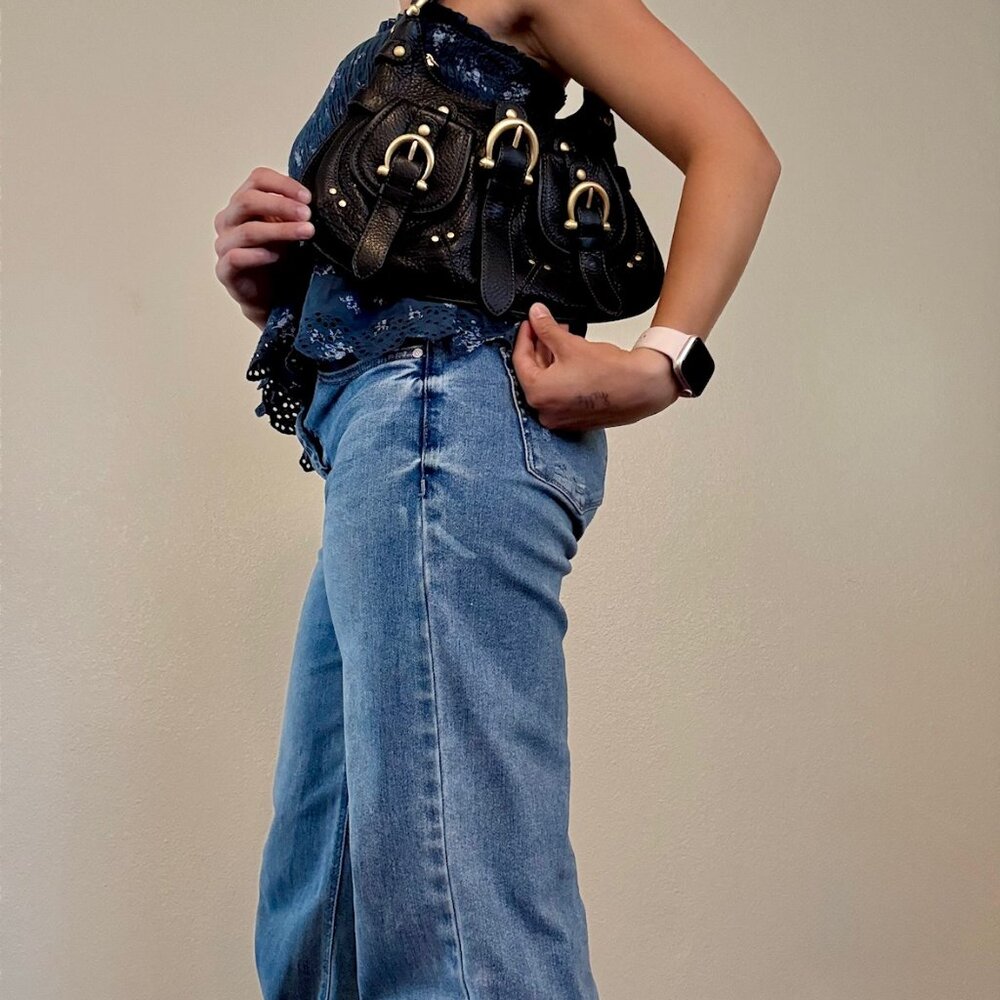 Coccinelle Black Leather Shoulder Bag – Unused Italian Luxury - Picture 10 of 12